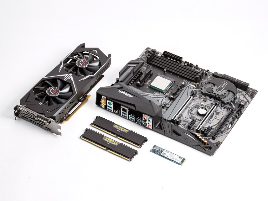 高耐久・信頼性を実現する厳選パーツ（GPU・マザーボード・メモリ・SSD）